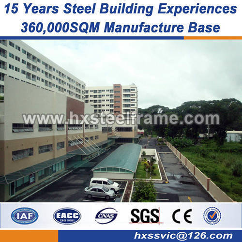 high steel structures pre fab structures building Italy standard