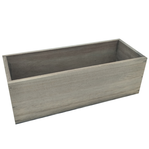 flowers wood arrangement box