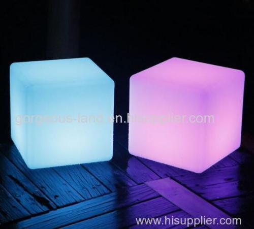 LED Outdoor Glow Cube Light