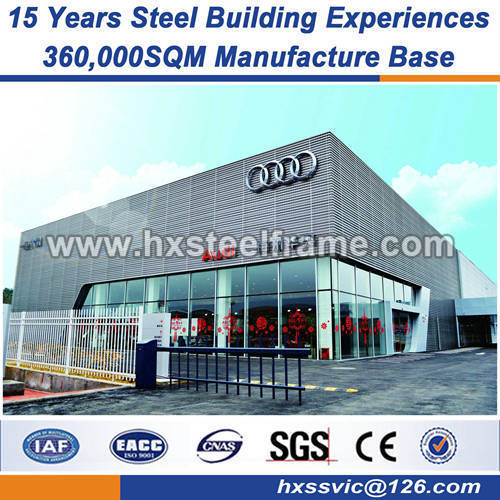 ligth steel frame prefabricated steel structures good uniformity