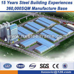 parede steel frame prefabricated steel structures CE certified