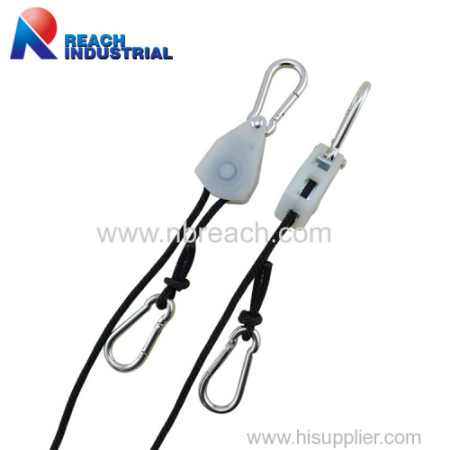 Hydroponic System 1/8" Rope Ratchet Hanger for Lights