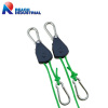 1/8&quot; Rope Ratchet Light Hanger with Carabiner Hook