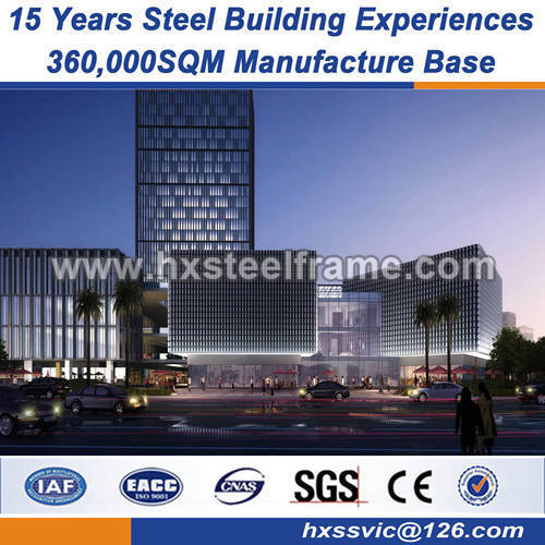 projeto steel frame Pre-engineered steel building heavy weight