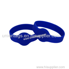High Quality Hitag2 Waterproof Bracelet RFID Custom Silicone Wristband