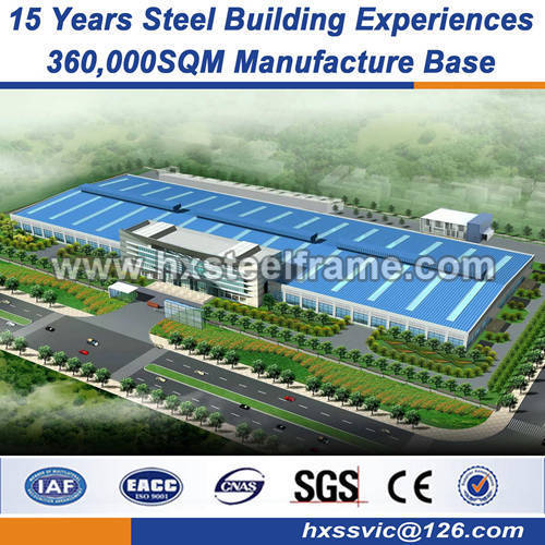 steel frame rj steel structure fabrication Prefabricated