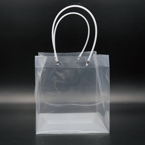 pp square flower bag flower shop supplies bouquet transparent gift bag