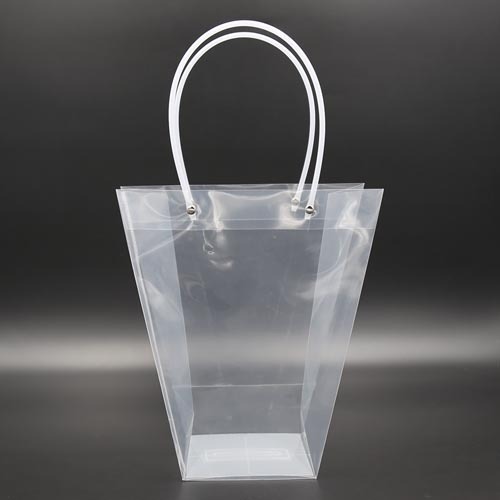 pp trapezoid flower bag flower shop supplies bouquet transparent gift bag