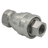 Close Type Hydraulic 304 Stainless Steel Quick Release Coupling BSPT1/2 Quick Coupler