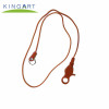 Anti lost casino bungee cord Coil Lanyard with Split Ring/Casino Bungee Cord Lanyard with lobster claw