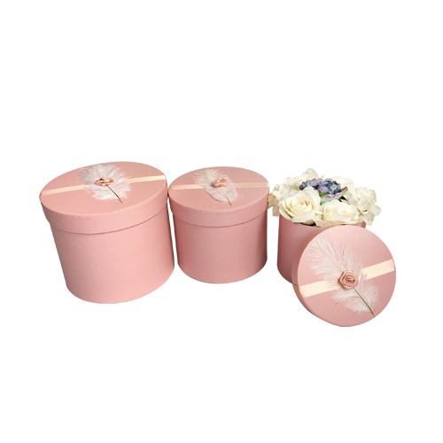 solid color round flower bucket