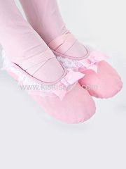 Toddler Girls Lace Ballet Dancing Shoes