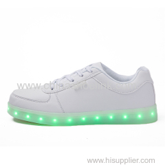 Men skateboard shoes with LED lights sneakers seller