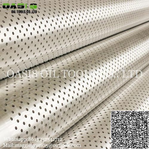 Versatile perforated pipe used for water filter oil well drill with K55 J55 N80 grade