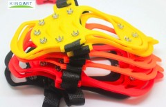 Hot selling TPR snow ice anti-slip shoe crampons for outdoor climbing and safety walking