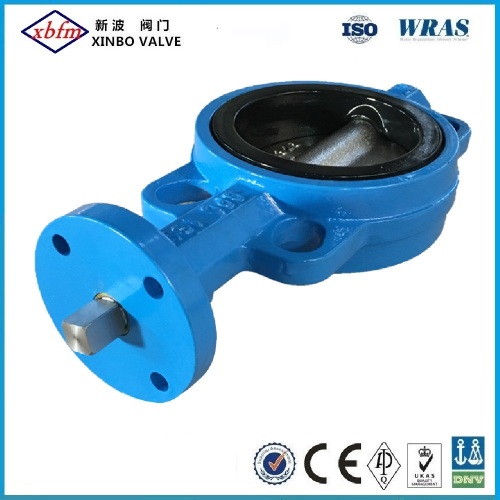 Wafer Type Pinless Non-Backed Seat Butterfly Valve