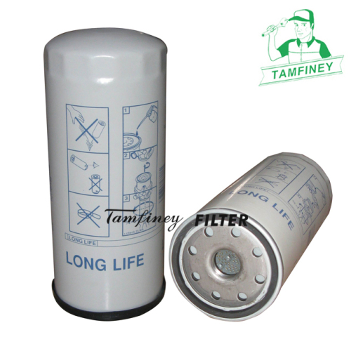 Full-flow lube spin-on oil filter for