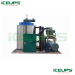 Industrial ice making machine for chemical cooling