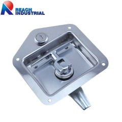 Key-Locking Recessed Drop T Handle