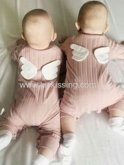 Cute Angels' Wings Style Baby Sleepsuit