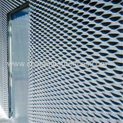 Diamond Shape Raised Expanded Metal Sheet Mesh for facade(Factory)