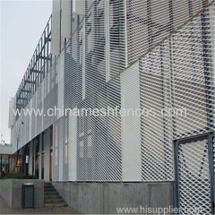 Diamond Shape Raised Expanded Metal Sheet Mesh for facade(Factory)