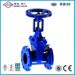 Non-Rising Stem Ductile Iron Metal Seated Gate Valve DIN3352-F5