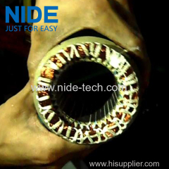 Automatic stator coils shape expanding and forming machine