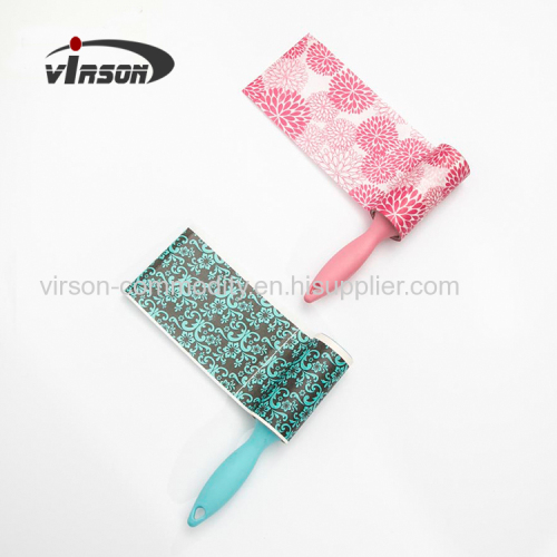 Custom Printed home cleaning cloth release sticky paper lint remover 