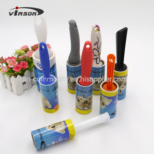 Toprank Custom Plastic Washable Clothes Cleaning Lint Roller Travel Industrial -40sheets