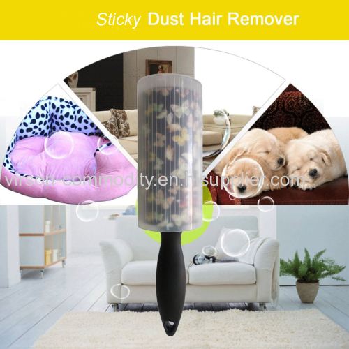 Black Handle Vertical Home Cleaning Lint Roller