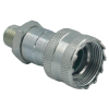 KZE-B Female Socket With Male Thread NPT 1/4 Hydraulic Jack Quick Release Coupler Quick Disconnect Coupling