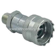 KZE-B Female Socket With Male Thread NPT 1/4 Hydraulic Jack Quick Release Coupler Quick Disconnect Coupling