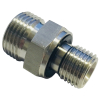 PARKER GE Stainless Steel Hydraulic Adapter Male Thread Metric To BSP Pipe Connector