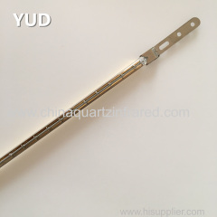 Factory custom Single Tube Halogen Infrared Lamp with Gold Reflector