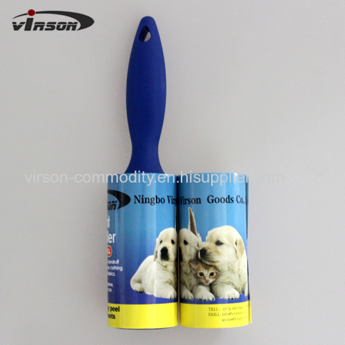 Vertical Triangular Prism Handle Sticky Disposible Lint Roller