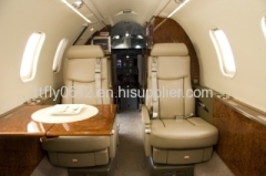 used white Bombardier aircraft