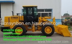 High Quality Mini Wheel Loader with Front Attachments 3ton SY-936