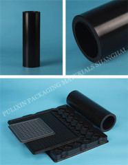 HIPS/PP surface conductive plastic film for electronic components packaging for thermoforming