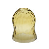 Amber Peanut Shape Glass Shade