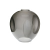 Smoke Grey Artistic Shape Glass Shade