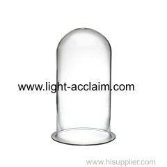 Transparent glass shade table lamp shade