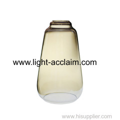 contemporary lights Dry tinted glass shade large ceiling lamp