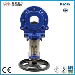 Pn16 Handwheel Ductile Iron Knife Gate Valve