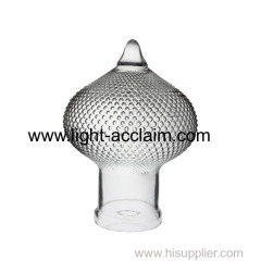 cheap chandeliers for sale Transparent glass shade