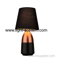 Metal fabric table lamp Wood metal chandelier commercial led lighting