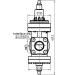 Low Temperature Temperature of Gas Media and Hydraulic Power with Pressure Regulate Valve