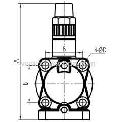 Medium Pressure Pressure and General Application duckbill check valve for Screw Compressor