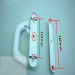 aluminum sliding door handle and lock window handle