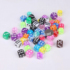 Transparent Plastic Casino Magic Dice For Reomote Control Dice Device